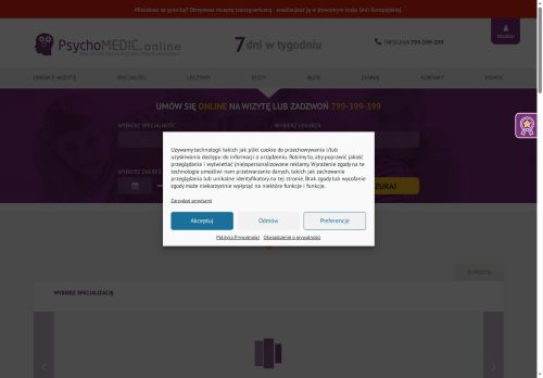 NZOZ PSYCHOMEDIC.PL KLINIKA PSYCHOLOGICZNO-PSYCHIATRYCZNA Michał Niewiński